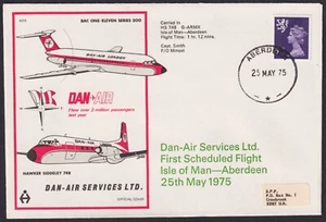 1975 Dan-Air Isle of Man - Aberdeen FFC; Aberdeen CDS - Bild 1 von 4
