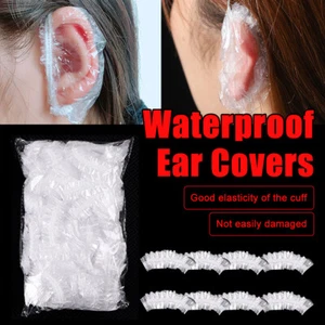 400PCS Disposable Ear Covers For Shower Waterproof Ear Caps For Men And Women - Picture 1 of 16