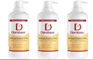 Diprobase NEW ADVANCED TRIPLE Pack Emollient Cream Eczema - 3 x 500ml - Picture 1 of 7