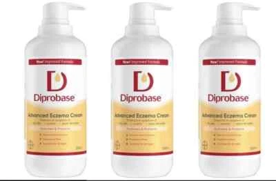 Diprobase NEW ADVANCED TRIPLE Pack Emollient Cream Eczema - 3 x 500ml