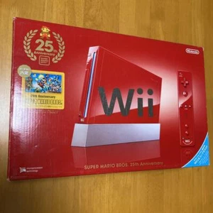 Consola Nintendo Wii 25 Aniversario Limitada Super Mario Bros Roja Japón Importación - Imagen 1 de 10