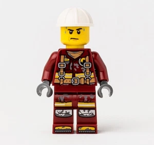 Nueva minifigura LEGO Pete Peterson trabajador de la construcción - lado oculto - (hs051) - Imagen 1 de 2