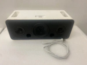Apple A1121 iPod Hi-Fi Wired Speaker System M9867ZR/A w/ Speaker Damage WORKS - Picture 1 of 17