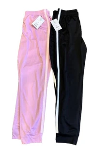 2 Pairs Girls Size XXl Joggers/ Athletic Pants /sweats Pink & Black - Picture 1 of 3