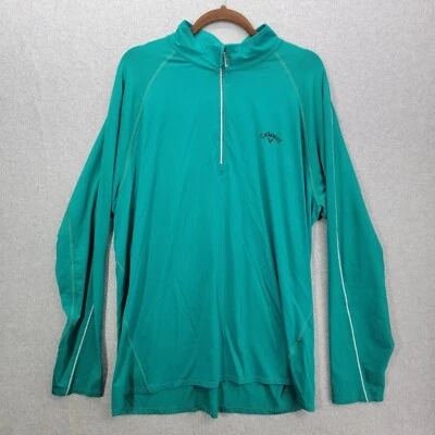 Callaway 衬衫男式 XL 码套衫 1/4 拉链天气系列高尔夫长袖 — 第 1/4 张图片