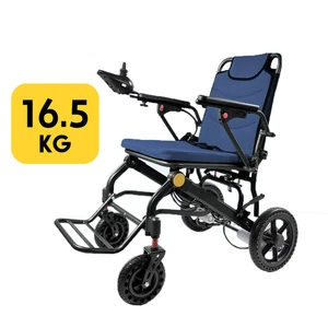 Electric Wheelchair Foldable 24V Lithium Power Aluminium Lightweight Portable - Picture 1 of 14
