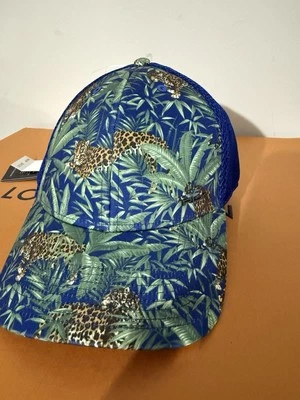 Ralph Lauren RLX Dillard's L/XL 老虎豹丛林印花高尔夫帽棒球帽 — 第 1/4 张图片