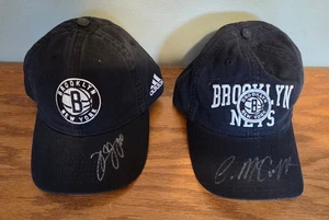 2 NBA Brooklyn Nets Autographed Signed Ball Caps (Unknown Players) Circa 2017-18 - Picture 1 of 9