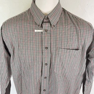 Viyella Herren XL Neu ohne Etikett rot braun grün kariertes Hemd Langarm - Bild 1 von 8