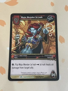Juego de cartas coleccionables World of Warcaft, Mojo Mender Ja'nah, Through the Dark Portal 15/319, LP - Imagen 1 de 2