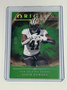 2024 Panini Origins Alvin Kamara #24 Green Parallel /10 New Orleans Saints - Picture 1 of 2
