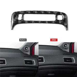 1Pc Carbon Fiber Co-pilot Vent Outlet Trim Cover For Honda Civic Coupe 2013-2015 - Picture 1 of 13