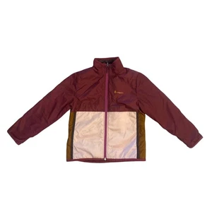 Kids Girls S Cotopaxi Teca Calido Reversible Zip Jacket Coat Purple Packable - Picture 1 of 9