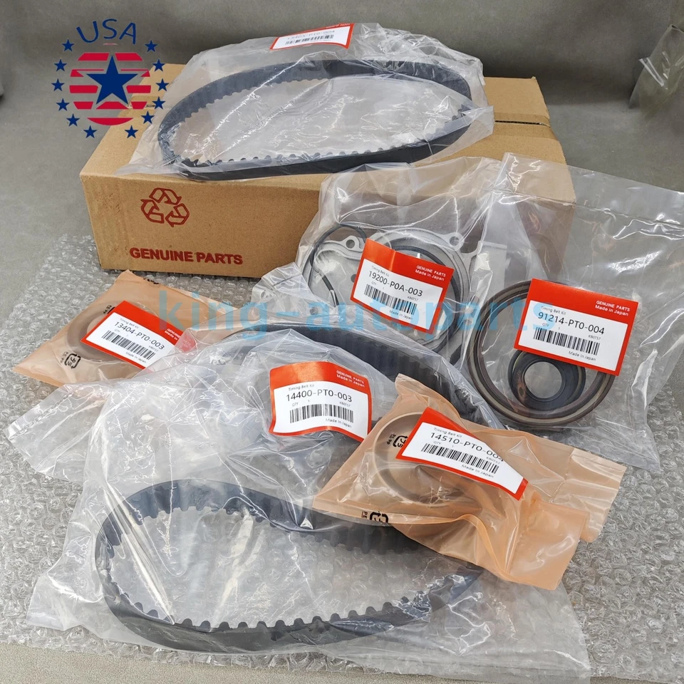 OEM ！Timing Belt Water Pump Kit Fits For 90-97 Honda Accord Prelude Isuzu 2.2L Foto 1 de 4