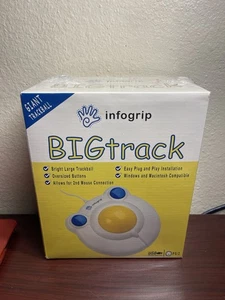 Infogrip BIGTrack Trackball Mouse 3" Trackball USB PS/2 Window PC MAC - Picture 1 of 6