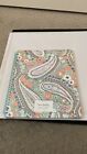 Vera Bradley Large Notebook With Pocket critrus paisley~ 9.14 in x 11 in