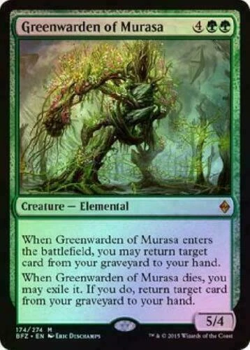 GREENWARDEN OF MURASA (Foil) - MTG Battle for Zendikar Foil Mythic Rare Creature - Image 1 of 1