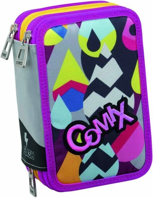 Panini 63372 Comix Flash Astuccio 3 Zip - Multicolore