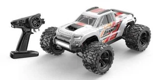 RTR MJX Hyper Go 1:10 Brushless Motor RC Moster Truck - White 3S Version - Picture 1 of 7