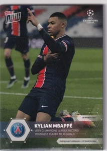 Tarjeta Topps Now 2021 Champions League Nº 53 Kylian Mbappe - Imagen 1 de 2