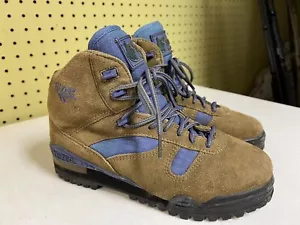 Botas de Senderismo Vintage Hi-Tec para Mujer 50 Picos Dama Mauna Kea Gamuza Púrpura Talla 7.5 - Imagen 1 de 12