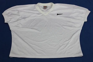 Nike Team Men's Practice Football Jersey White Mesh Used Size Large - Picture 1 of 11