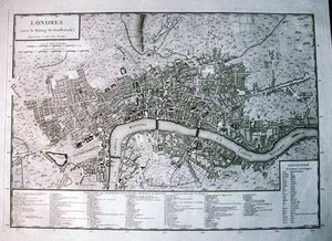Antique map, Tardieu, Londres - Picture 1 of 1