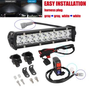 Kit de barra de luz de faros LED Plug&Play para moto de cross Honda CRF230F 250R 450R 110 - Imagen 1 de 10