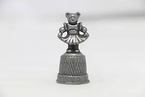 Dedal de oso danzante de peltre - Imagen 1 de 5