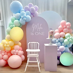 Kit de arco de globo guirnalda cumpleaños baby shower decoración 102-306 pastel arco iris - Imagen 1 de 11
