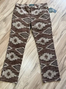 Lauren Ralph Lauren Hose Damen Größe 14 Southwestern Aztekenmuster Tribal - Bild 1 von 8