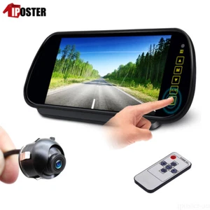 Car Rear View Kit 7" TFT LCD Mirror Monitor Night Vision Reversing Camera 12v HD - Picture 1 of 12