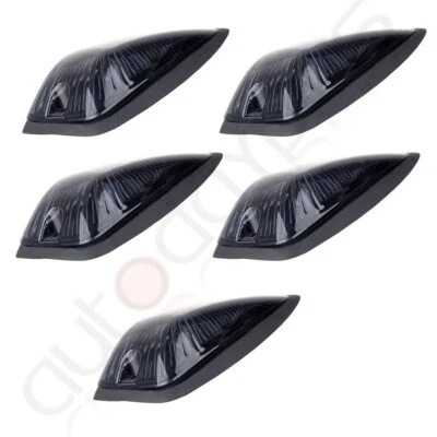 Luz de separación de techo marcador de 5 cabinas humo + carcasa para camioneta GMC/Chevy C1500-3500 Foto 1 de 4