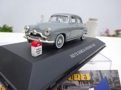 NOSTALGIE #15 SIMCA ARONDE 1952 grise 1/43 en boîte - Photo 1/4
