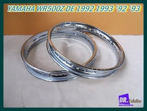Fit Yamaha WR500Z DE 1992-1993 Front & Rear Steel Wheel Rim Set **bi4636** - Picture 1 of 5