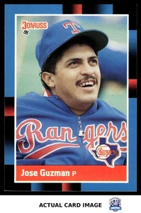 1988 Donruss #136 JOSE GUZMAN Texas Rangers EX-NM - Picture 1 of 4