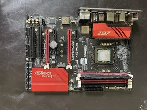 ASRock Fatal1ty Z97X Killer, LGA 1150, Intel Motherboard With Cpu I5 @2.40ghz 4g - Photo 1/9
