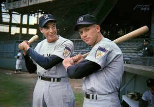 Mickey Mantle - Yankees Baseball Legende Sammlerstück - 4x6 Hochglanz gedruckte Postkarte - Bild 1 von 5