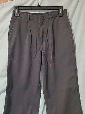 IZOD 灰色舒适经典正装裤子休闲裤男孩尺寸 16 Reg — 第 1/4 张图片