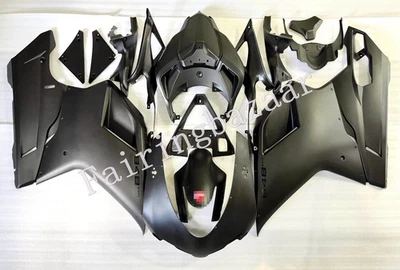 Kit de carenado de inyección ABS negro mate apto para Ducati 848 EVO 2007-2011 Foto 1 de 4