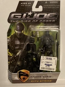G.i. Joe Rise of Cobra 3.75 Snake Eyes City Strike Action Figure Hasbro New - Picture 1 of 1