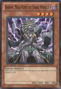 Brron, Mad King of Dark World SDGU-EN011 / SR13 X 1 1st Mint YUGIOH  - Bild 1 von 1
