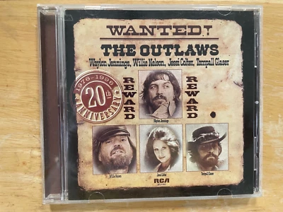 WANTED! THE OUTLAWS 1976-1996 20TH ANNIVERSARY CD W/GOOD HEARTED WOMAN/NEAR MINT - Image 1 of 3