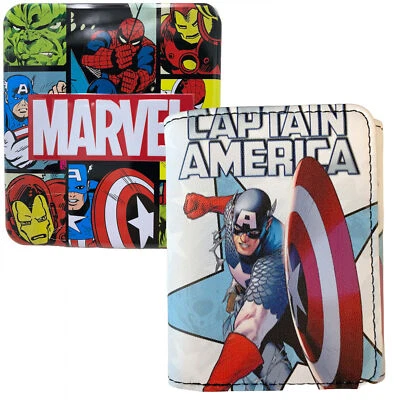 Captain America Shield Attack Trifold Wallet in Collectable Tin Multi-Color - Image 1 of 4