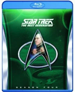 STAR TREK NEXT GENERATION COMPLETE SERIES 4 Blu Ray 4th Fourth Season Four UK x - Picture 1 of 2