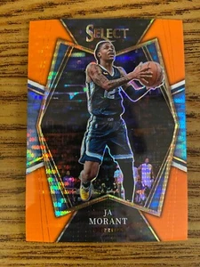 2021-22 Panini Select Ja Morant #125 Premier Level Neon Orange Pulsar Prizm 2/15 - Picture 1 of 3