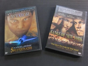 Gangs of New York & Aviator DVDs, Leonardo DiCaprio Ex Condition - Imagen 1 de 2