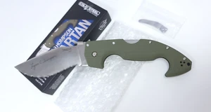 Cold Steel Limited Edition Lynn Thompson Signature Spartan Knife CPM-S35VN Green - Picture 1 of 7
