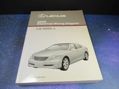 OEM Lexus LS 600H L Model 2009 Electrical Wiring Diagram # EM11GOU Manual Schema Foto 1 de 4