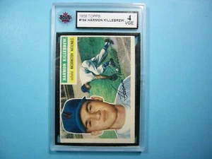 1956 TOPPS MLB BASEBALL CARD #164 HARMON KILLEBREW KSA 4 VG/EX SHARP '56 TOPPS - Picture 1 of 4